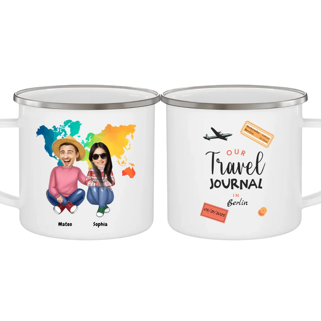 Mugs mockup two sides