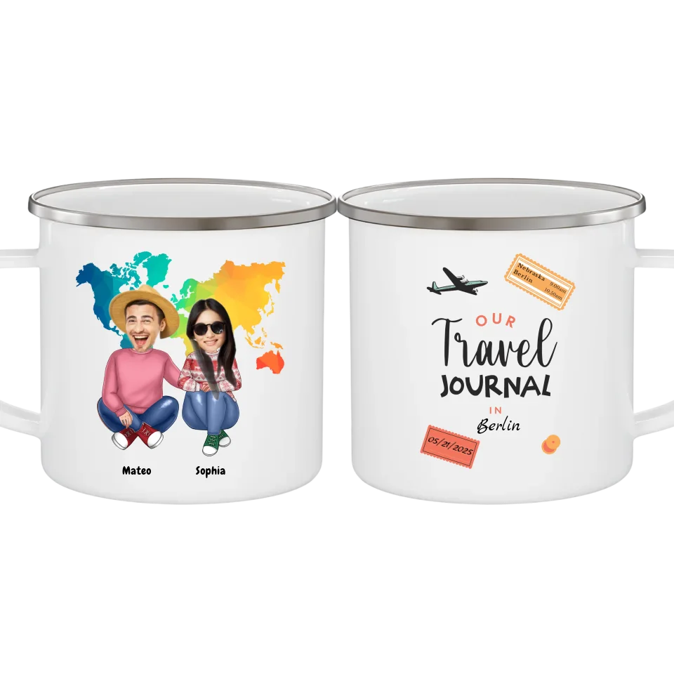 Mugs mockup two sides